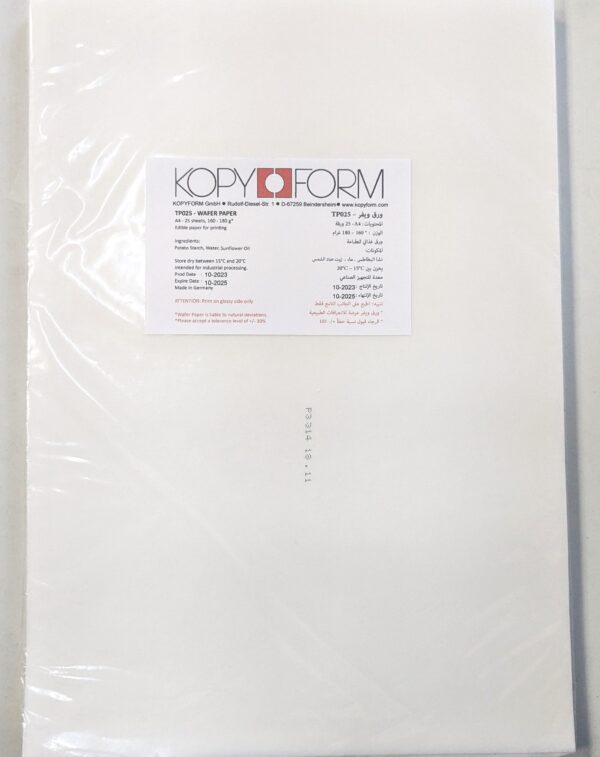 Kopyform Wafer Paper A4 - 25 sheets