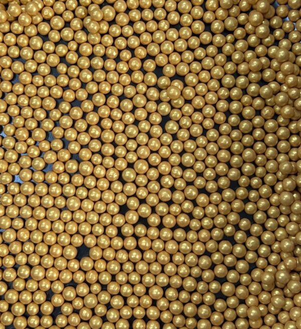 gold pearl sprinkles 4mm