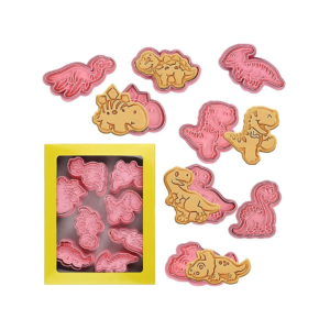 Dinosaur cookie cutter mold