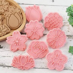 Flower cookie cuter set