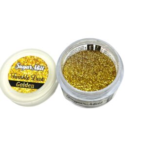 glitter dust gold