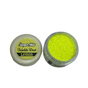 glitter dust lemon