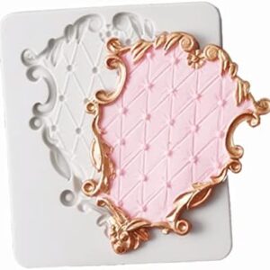 mirror frame fondant moulds