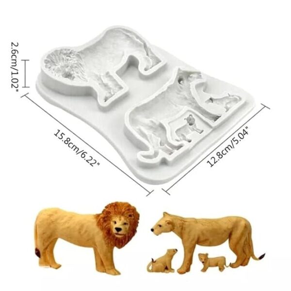 lion and tiger moulds