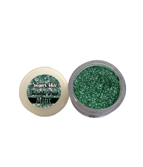 glitter dust mint