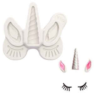 unicorn-ears,-horn-and-lashes-silicone-mould