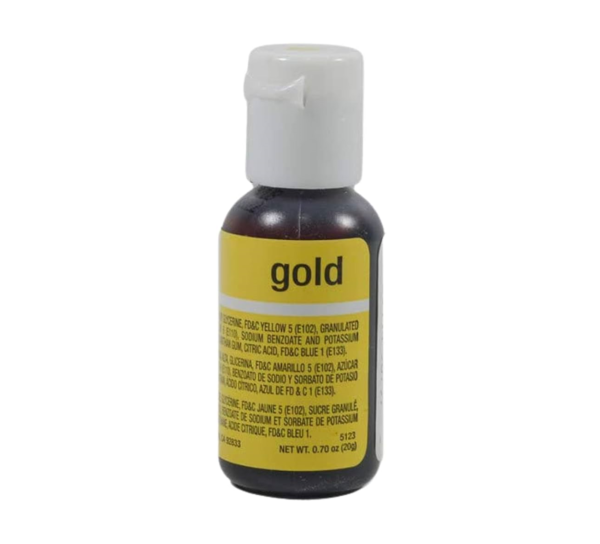 Chefmaster Liqua Gel - Gold 20m