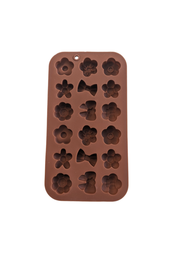 Flower Shaped Silicone Chocolate Mould