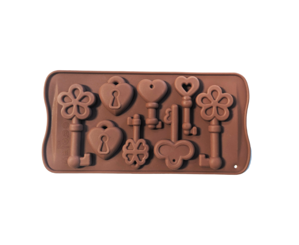 Key & Lock Silicone Chocolate Mould