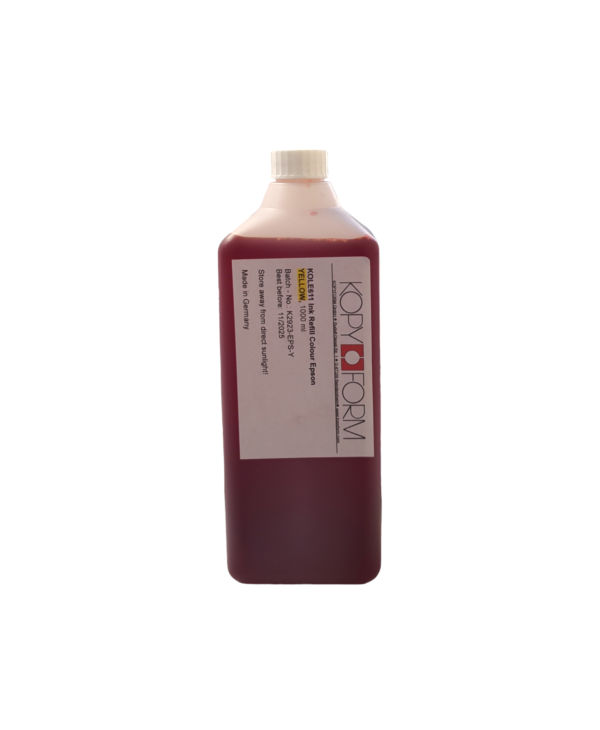 Kopyform Yellow edible ink 1000ml for Epson Printers