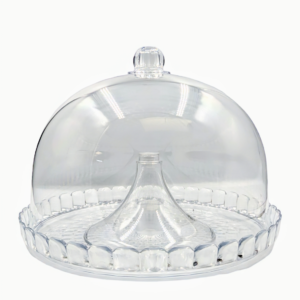 Cake Stand With Acrylic Dome