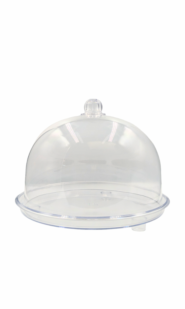 Cake Stand With Acrylic Dome(34cmx27cm)