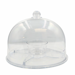 Cake Stand with Acrylic Dome(32.5cmx27cm)