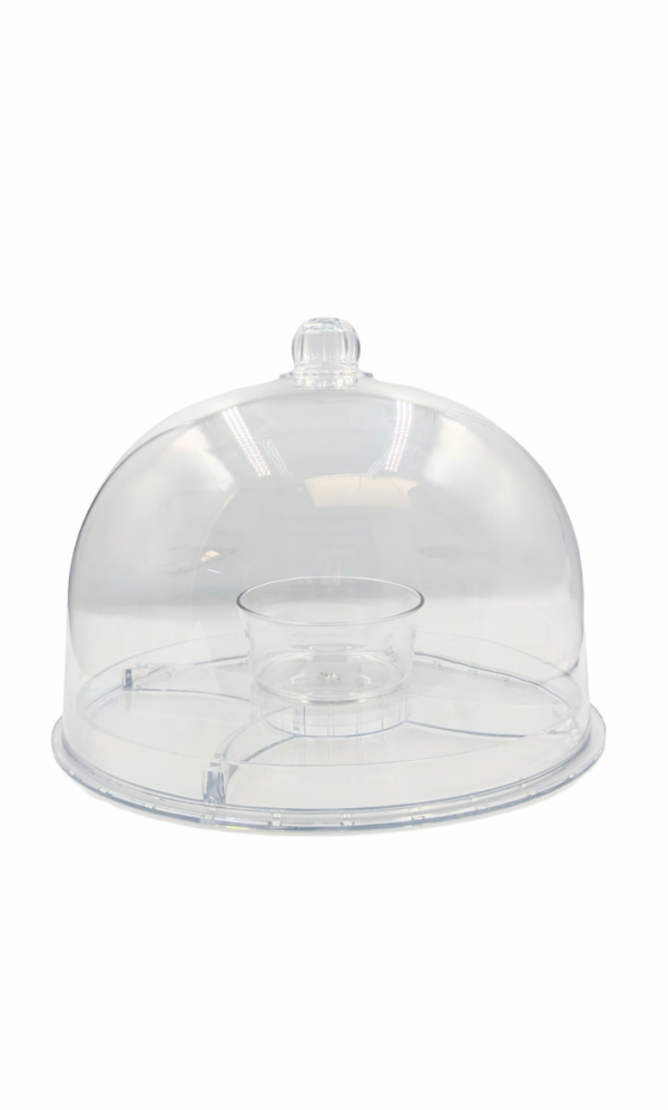 Cake Stand with Acrylic Dome(32.5cmx27cm)