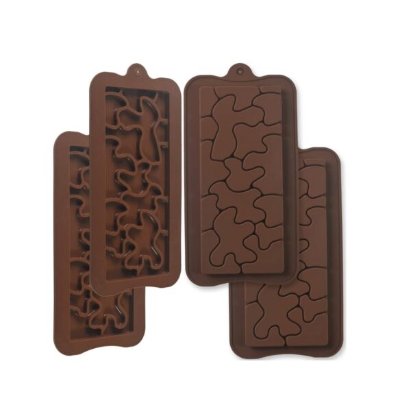Puzzle Shaped Chocolate Silicone Mould