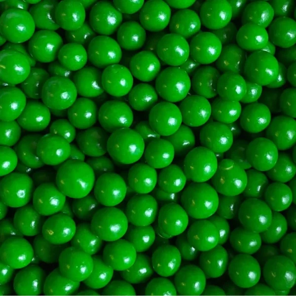 Sugarmill Green Pearl Sprinkles 4mm