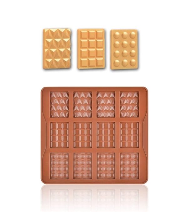 Rectangular Shaped Chocolate Silicone Mould