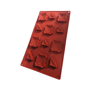 12 Cavity Frame Shaped Silicone Mould