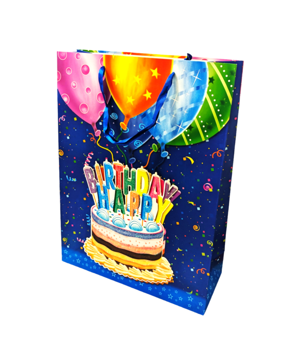 Birthday gift Bags blue