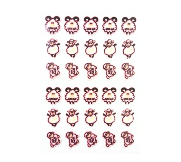 Chocolate Transfer Sheet Sheep Lamb