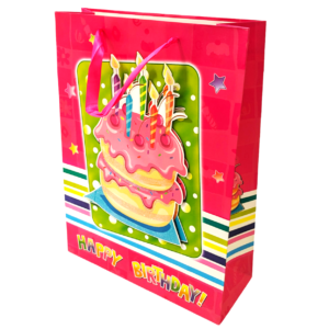 Pink Birthday Gift bags