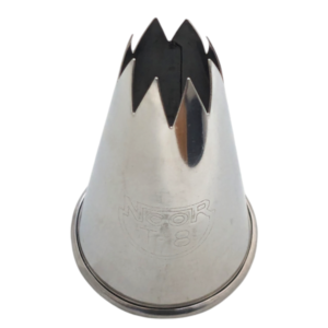 Piping Nozzle Tip No-T-8 Open Teeth