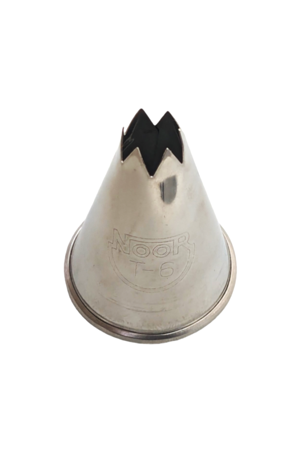Piping Nozzle Tip T-6 Open Teeth