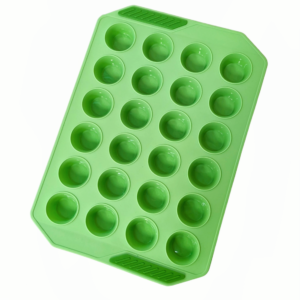 24 Cavity Round Silicone Mould with Handle