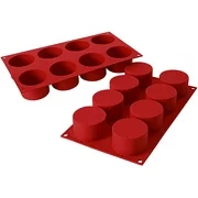 8 Cavity Deep Round Chocolate Jelly Candy Silicone Mould