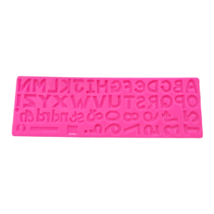 Alphabets Numbers 3D Silicone Fondant Mold 1