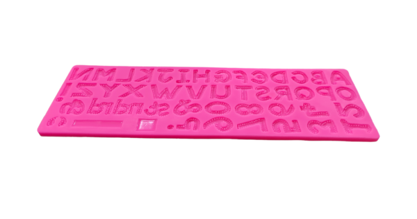 Alphabets Numbers 3D Silicone Fondant Mold 2