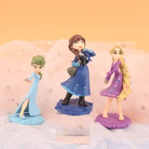 Anna Frozen Cake Toppers Set of 3pcs