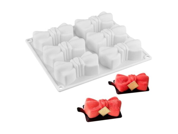 Bow Shaped Silicone Chocolate Mould