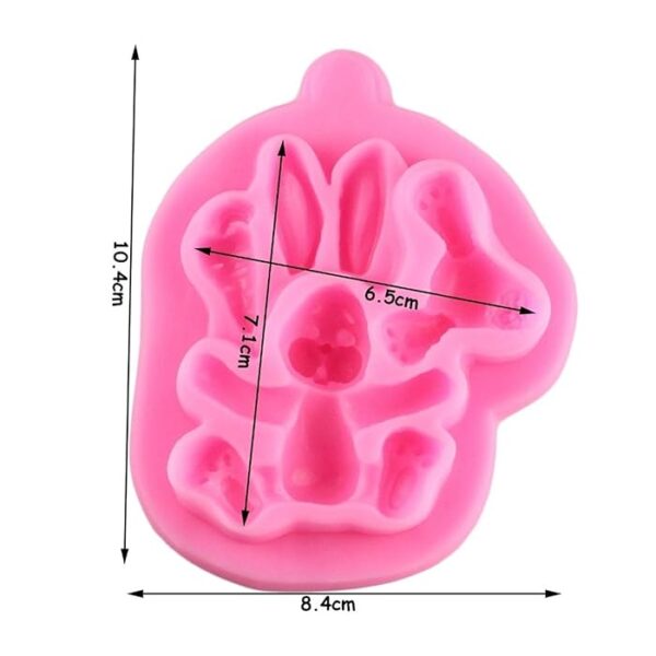 Bunny Rabbit 3D Silicone Mould 1