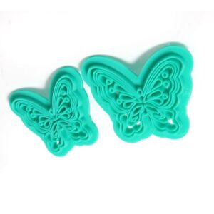 Butterfly Shape Cake Cookie Fondant Cutters Set of 2