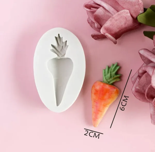 Carrot Shape Silicone Mould 2