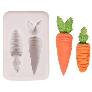 Carrot Shaped 3D Silicone Fondant Mould