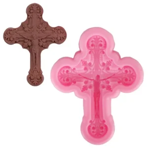 Cross Shaped 3D Silicone Mould 1