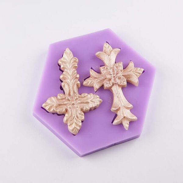 Cross silicone mould 2