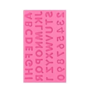 Cute Alphabets Numbers 3D Silicone Fondant Mold