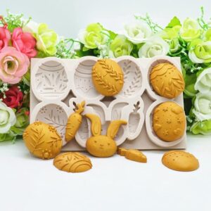 Cute Rabbit Egg Carrot Shape Silicone Mould