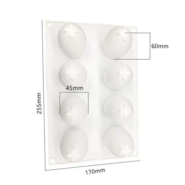 Egg Silicone Mould Size