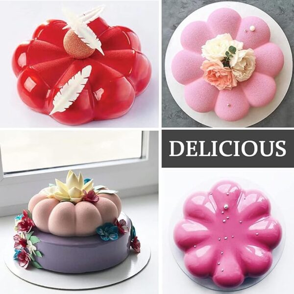 Flower Shaped Silicone Mould 3
