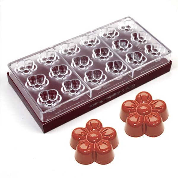 Flower shape Polycarbonate Chocolate Mould