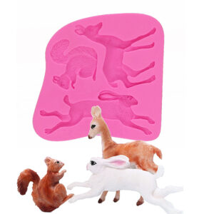 Forest Animals 3D Silicone Mould