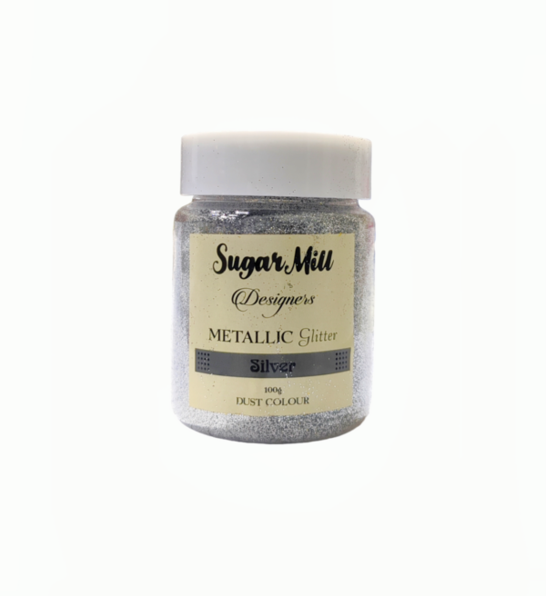 Glitter dust silver