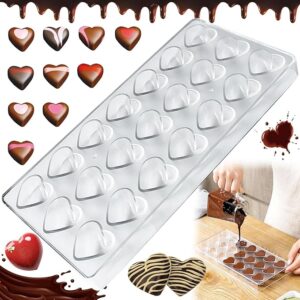 Heart Shape Polycarbonate Chocolate Mould