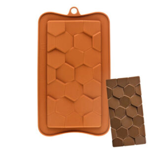 Hexagon Bar Shaped Chocolate Silicone Mould