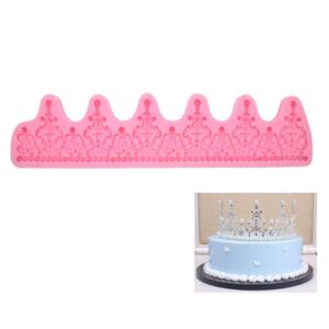 Large Crown Shaped 3D Fondant Silicone Mould