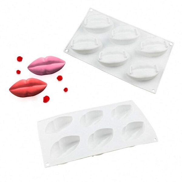 Lip Shaped Silicone Mould 2